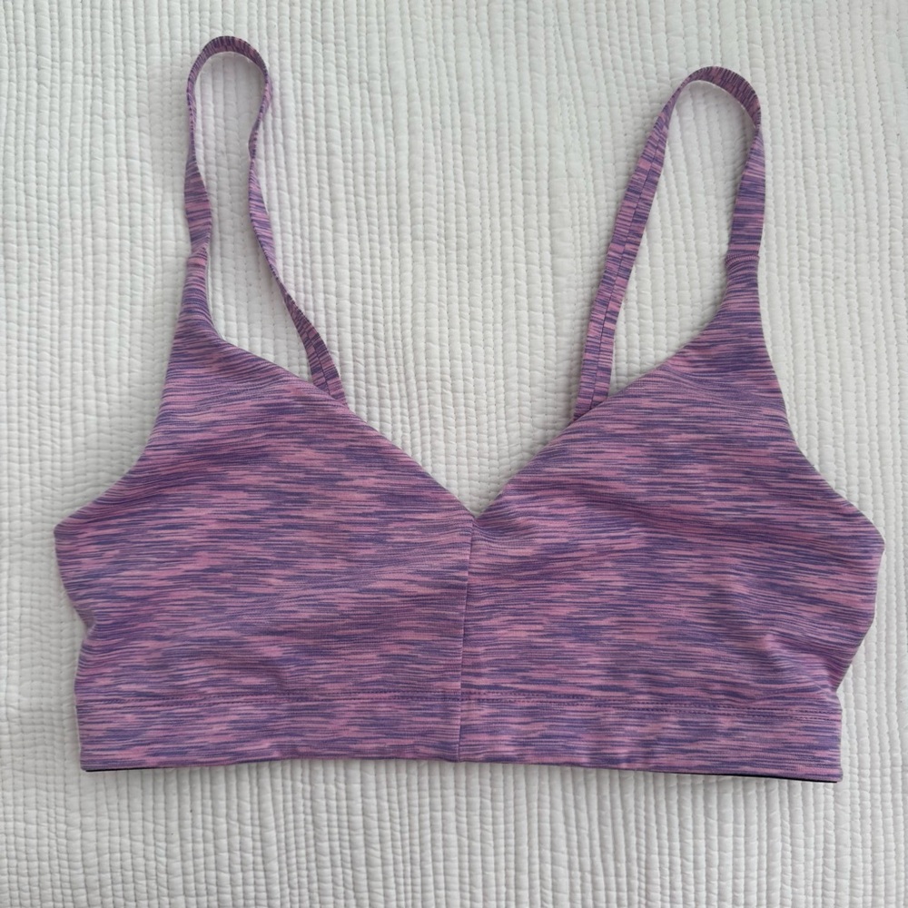 Outdoor Voices Heather Purple Women's Bra